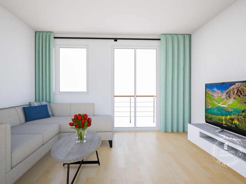  Pekný 2-izbový byt (54 m2) s BALKÓNOM v NOVOSTAVBE