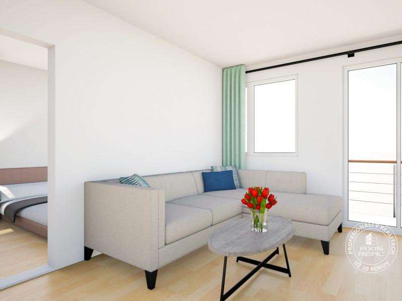  Pekný 2-izbový byt (54 m2) s BALKÓNOM v NOVOSTAVBE