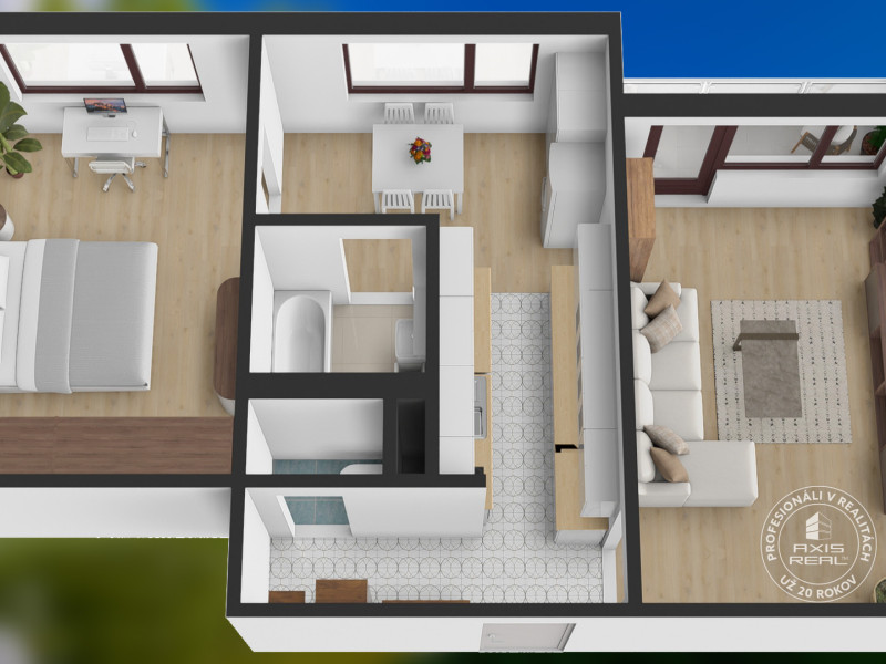   SLNEČNÝ 2-izbový byt s LODŽIOU, Stará Ľubovňa, Okružná ul