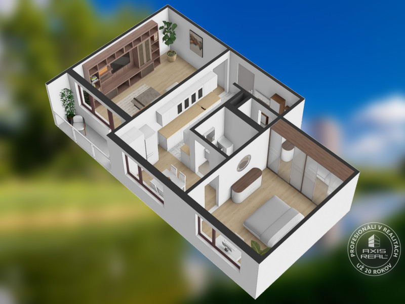   SLNEČNÝ 2-izbový byt s LODŽIOU, Stará Ľubovňa, Okružná ul