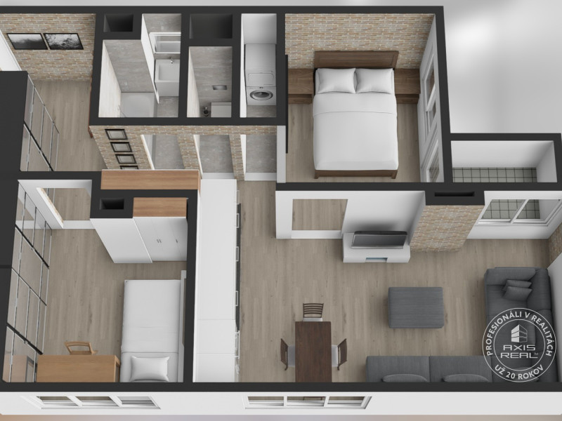  3-izbový byt REKONŠTRUKCII, BA III. Rača, Račianska ul.