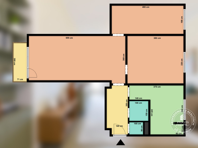 Sale 2-Bedroom apartment, Balcony, Bratislava