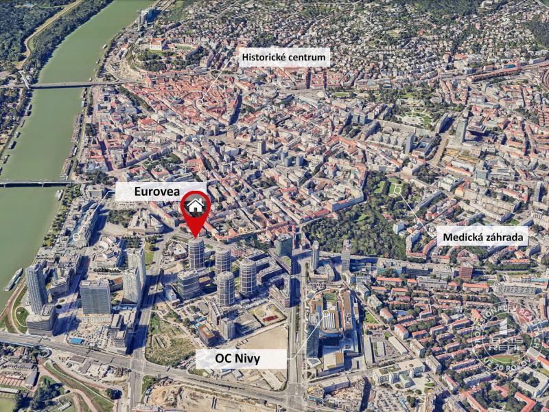  Luxusný slnečný 2-i byt, klíma, lodžia, parking, SKY PARK