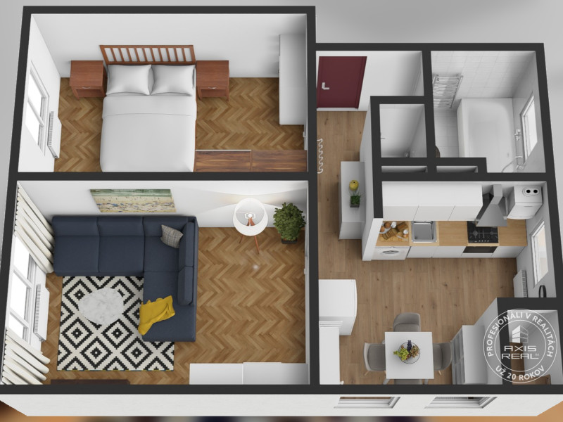 Rent One bedroom apartment, Zdravotnícka, Stupava, Slovakia