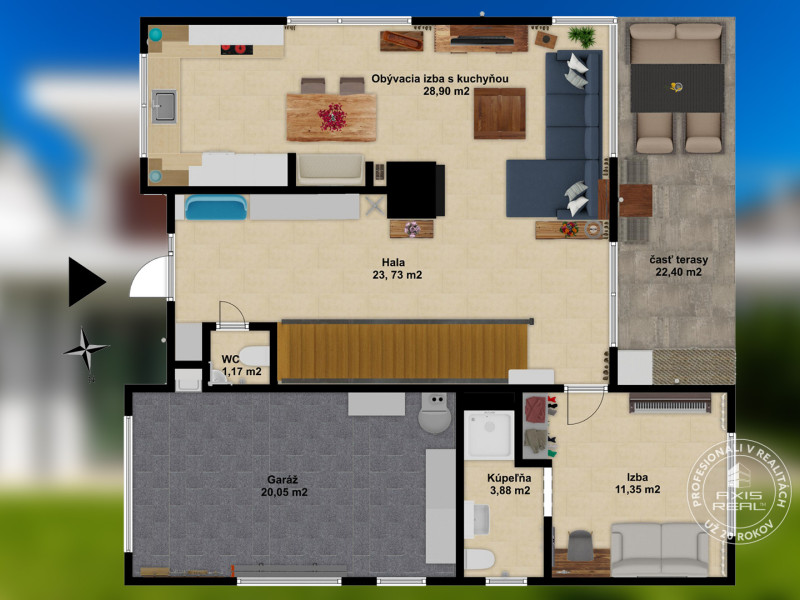  Nádherný NÍZKOENERGETICKÝ rodinný dom s KLIMATIZÁCIOU