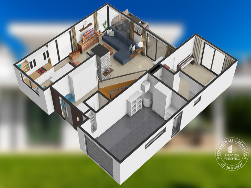  Nádherný NÍZKOENERGETICKÝ rodinný dom s KLIMATIZÁCIOU