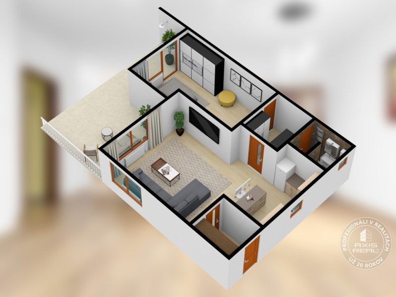  2-izb. byt v RD, TERASA, BA IV Dúbravka, Tavarikova Osada