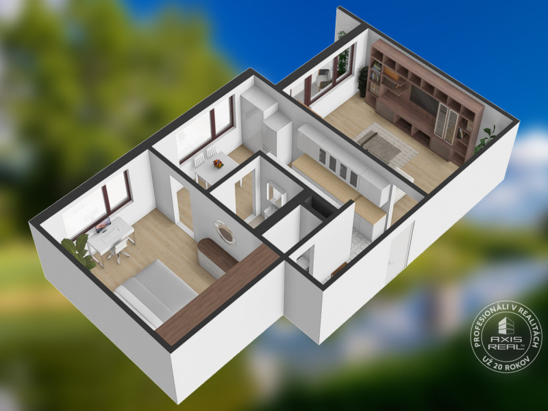   SLNEČNÝ 2-izbový byt s LODŽIOU, Stará Ľubovňa, Okružná ul