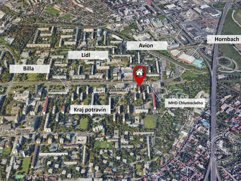   3-izbový byt možnosťou garáže, Ružinov, Exnárova 