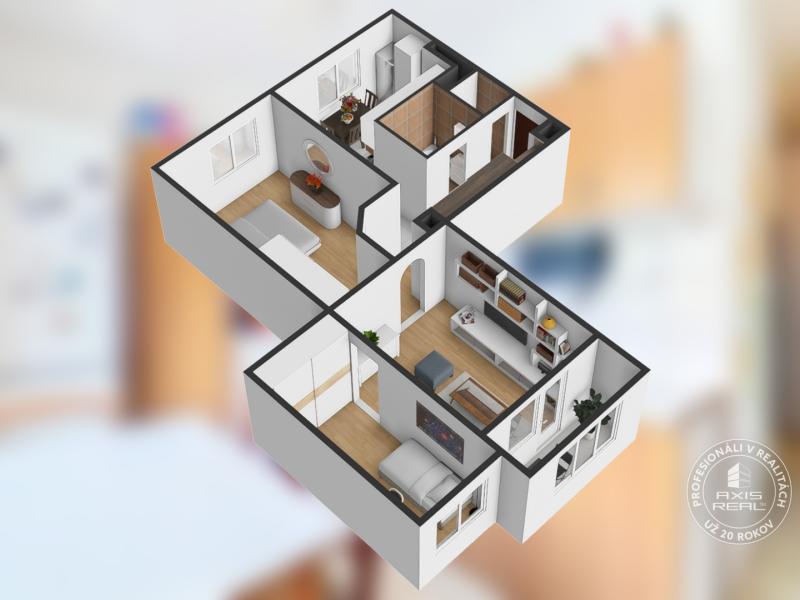  3-izbový byt, Stará Ľubovňa, Okružná ulica