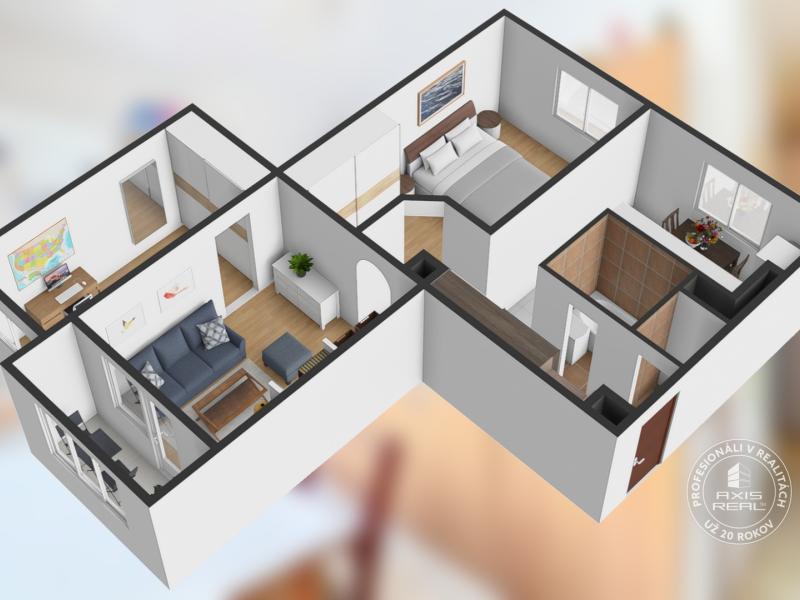  3-izbový byt, Stará Ľubovňa, Okružná ulica