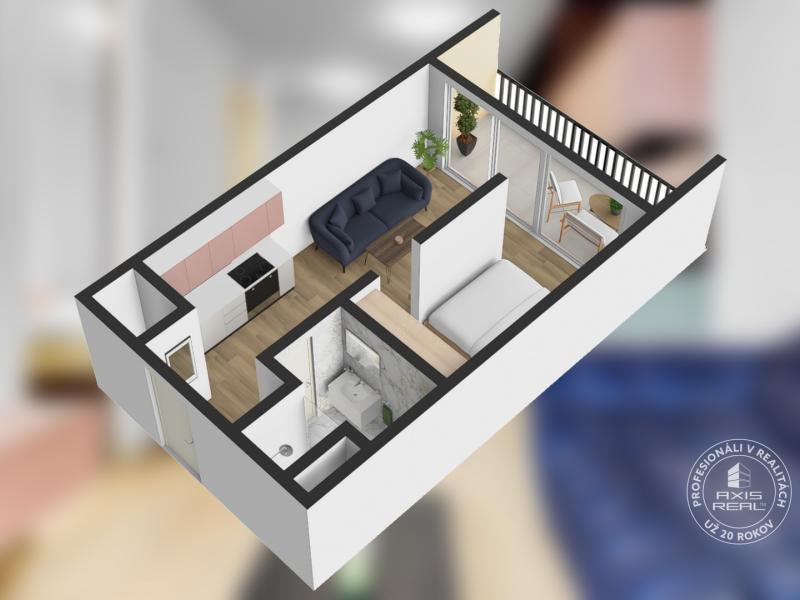  Luxusný 1,5-izb. byt, LODŽIA, BA Staré Mesto, VYDRICA