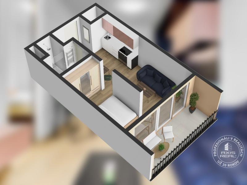  Luxusný 1,5-izb. byt, LODŽIA, BA Staré Mesto, VYDRICA