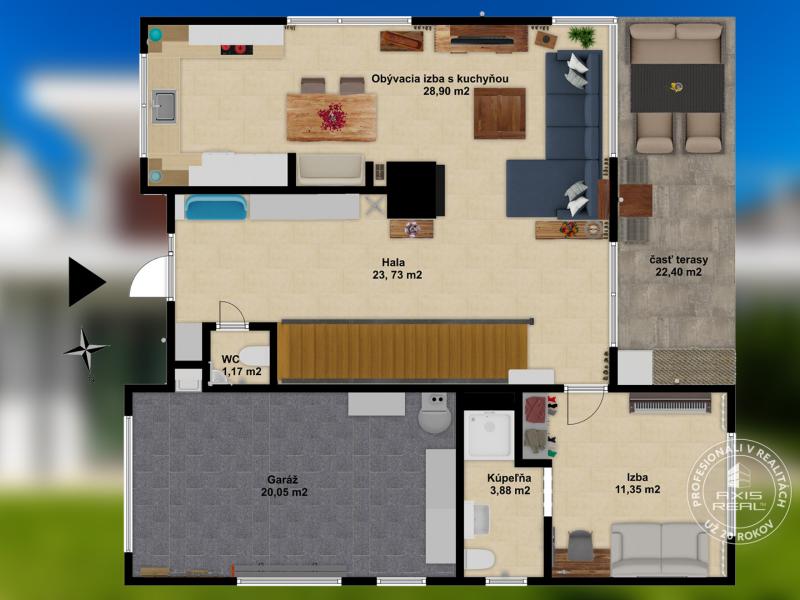  Nádherný NÍZKOENERGETICKÝ rodinný dom s KLIMATIZÁCIOU