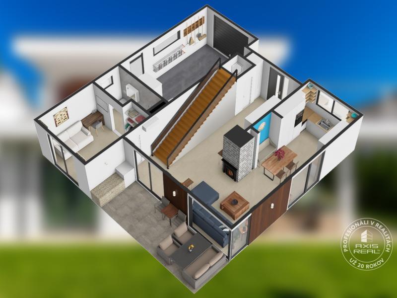  Nádherný NÍZKOENERGETICKÝ rodinný dom s KLIMATIZÁCIOU