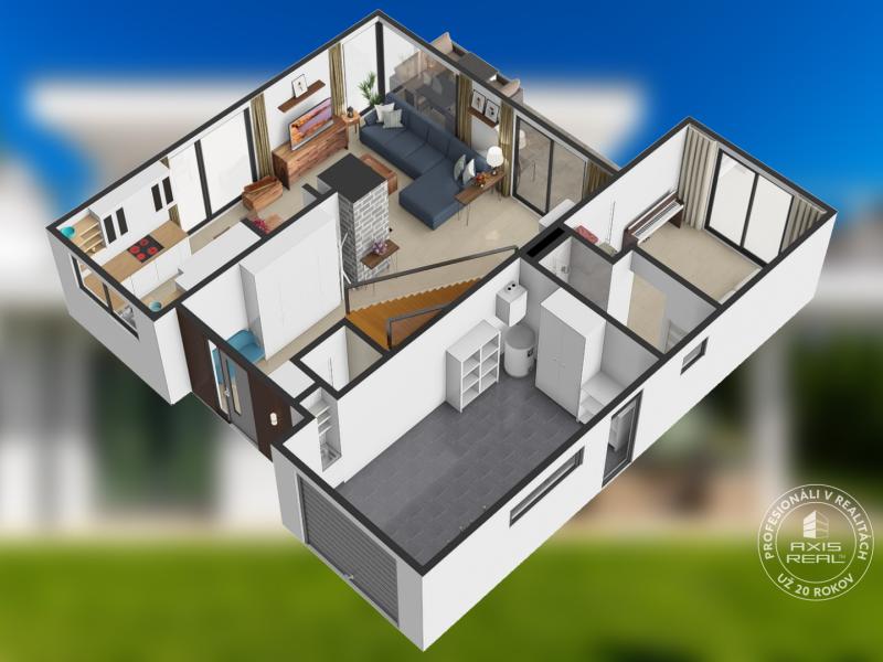  Nádherný NÍZKOENERGETICKÝ rodinný dom s KLIMATIZÁCIOU