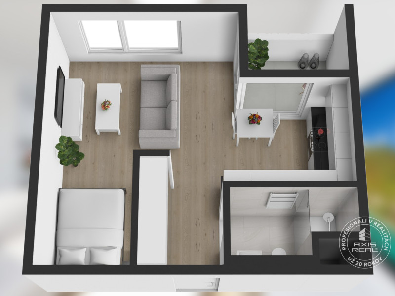  1-izb. nový byt, LODŽIA, PARKING, PIVNICA, Michala Bučiča