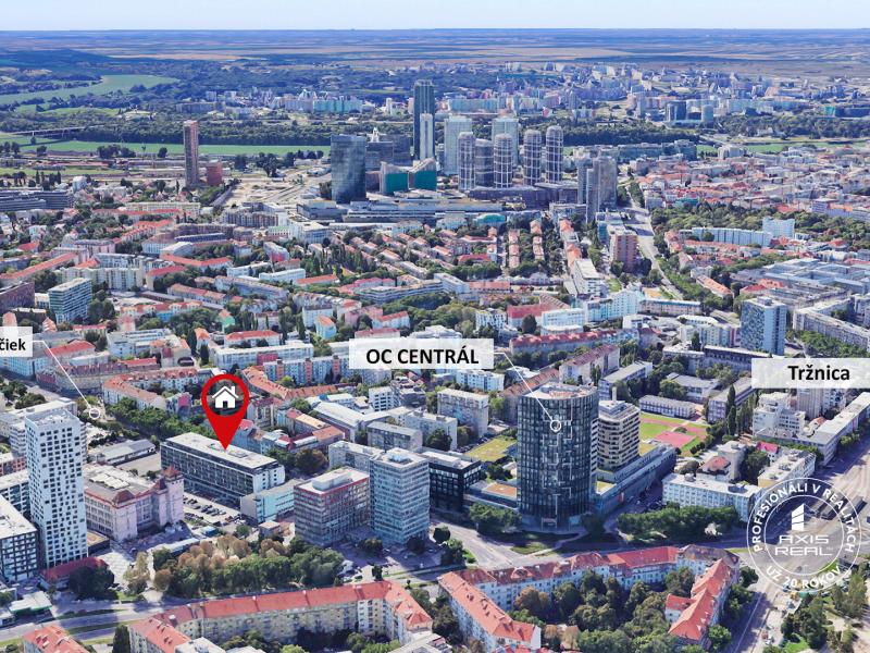  1-izbový byt, NOVOSTAVBA, BA II. Ružinov, Miletičova ul.