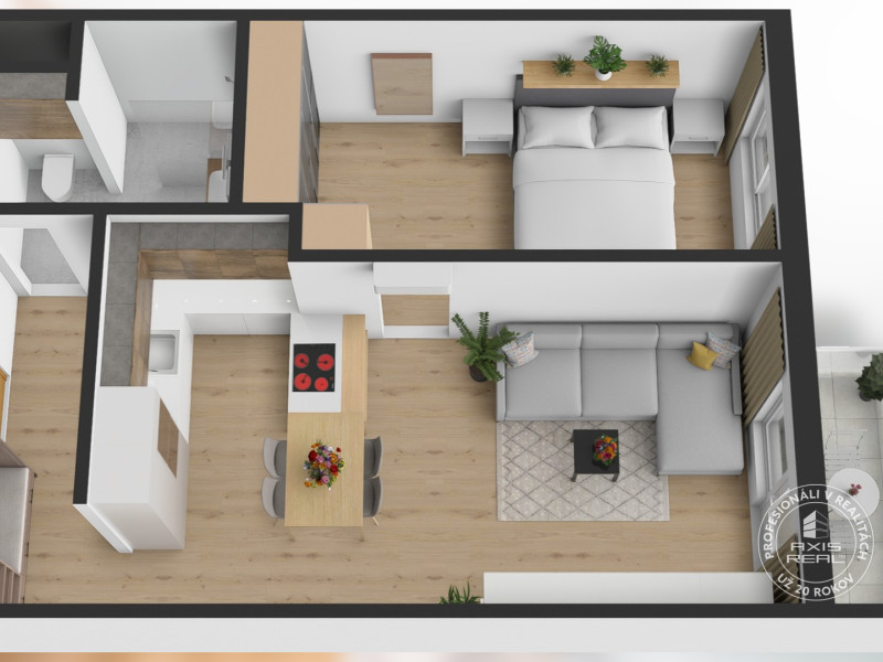 Sale One bedroom apartment, One bedroom apartment, Bosákova, Bratislav