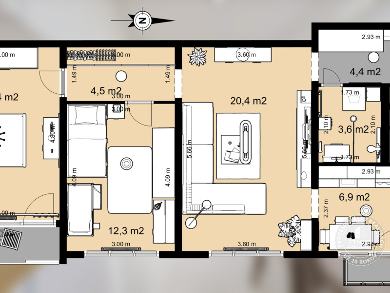 Sale Two bedroom apartment, Two bedroom apartment, Exnárova, Bratislav