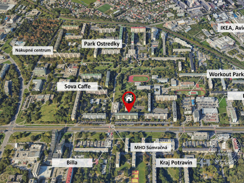   2-izbový byt s lodžiou, TOP LOKALITA RUŽINOV, Súmračná ul