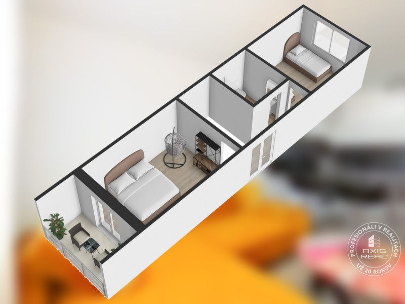  Mezonetový 3-izb. byt, Stará Ľubovňa, Popradská ulica