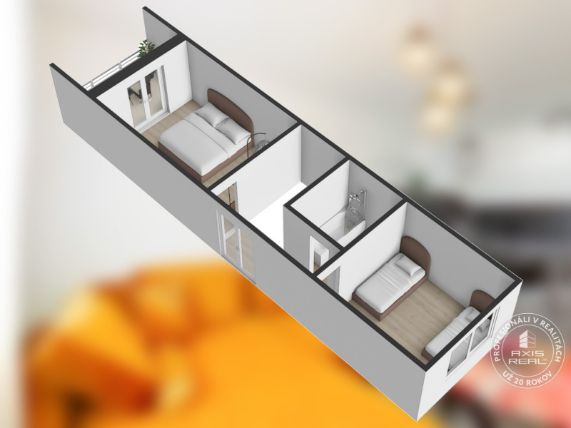  Mezonetový 3-izb. byt, Stará Ľubovňa, Popradská ulica