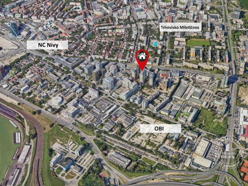 Rent 1-Bedroom apartment, LOGGIA, AC, GARAGE, Bratislava, Slovakia