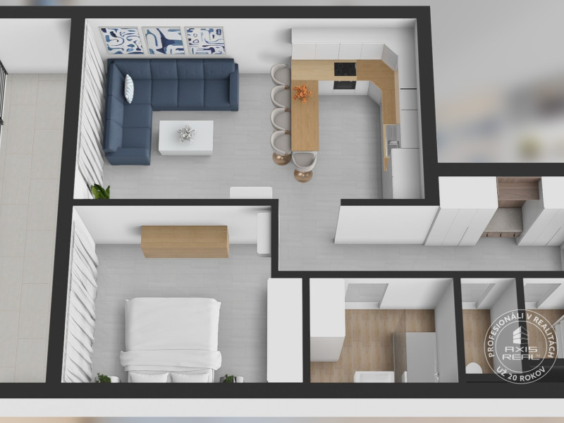 Sale One bedroom apartment, One bedroom apartment, Mierová, Bratislava