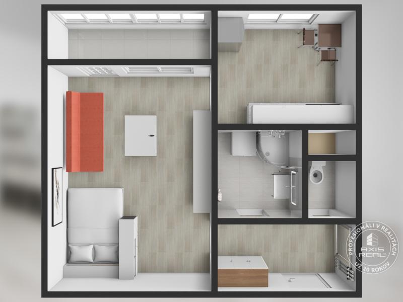   1-izb.byt LODŽIA, BA IV. D.N.Ves, ulica Milana Marečka