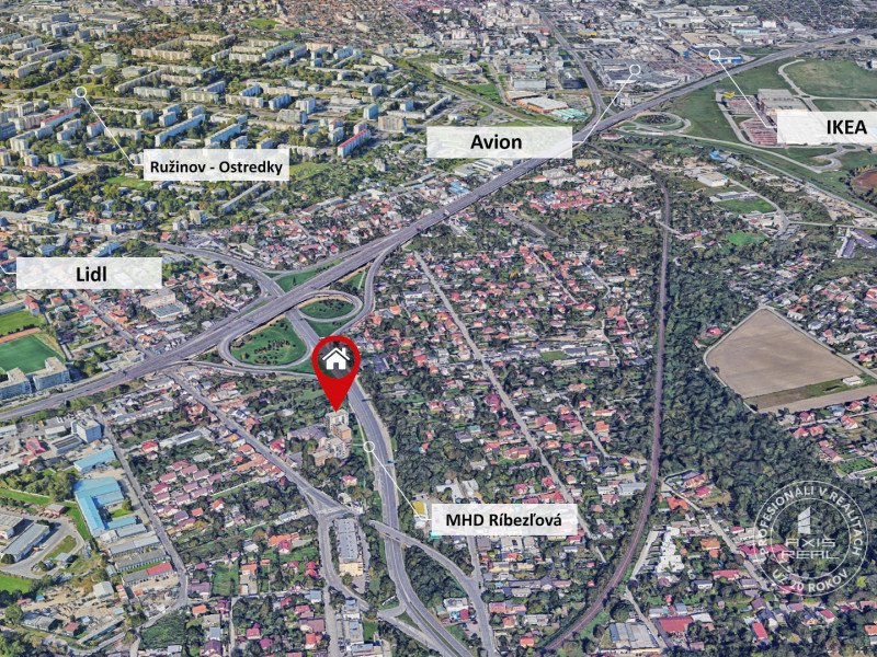  Parkovacie státie v uzavretom areáli, Ružinov, Mierová ul.