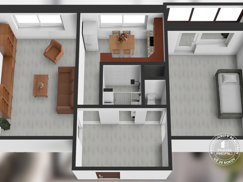   2-izbový byt s lodžiou, BA II. Vrakuňa, Čiližská ulica