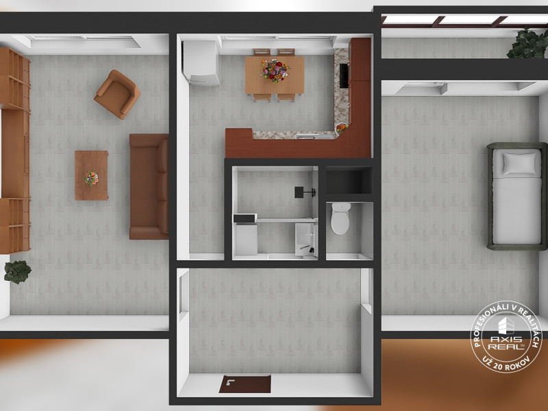   2-izbový byt s lodžiou, BA II. Vrakuňa, Čiližská ulica