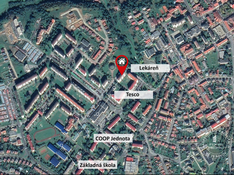  Zariadený 3-izb. byt, Stará Ľubovňa, Mierová ul.