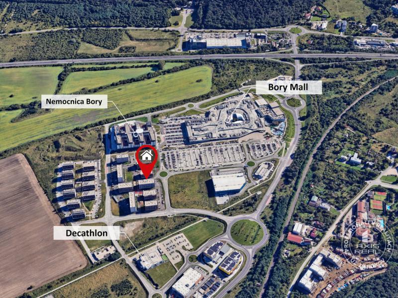  Úplne nový 3i byt v Bory, LODŽIA, KLIMA, PARKOVANIE