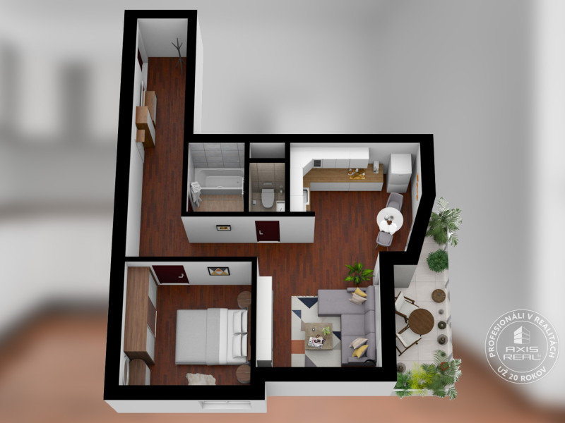 Rent One bedroom apartment, One bedroom apartment, Bosákova, Bratislav