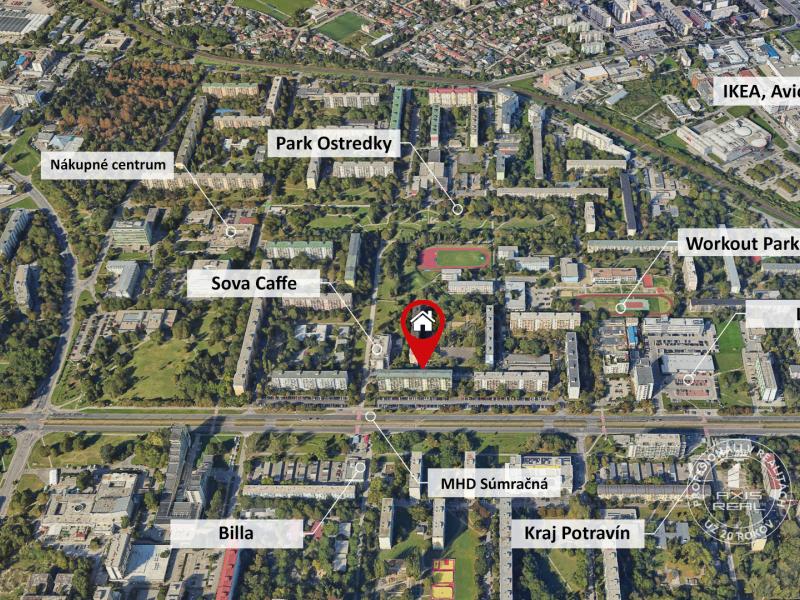   2-izbový byt s lodžiou, TOP LOKALITA RUŽINOV, Súmračná ul