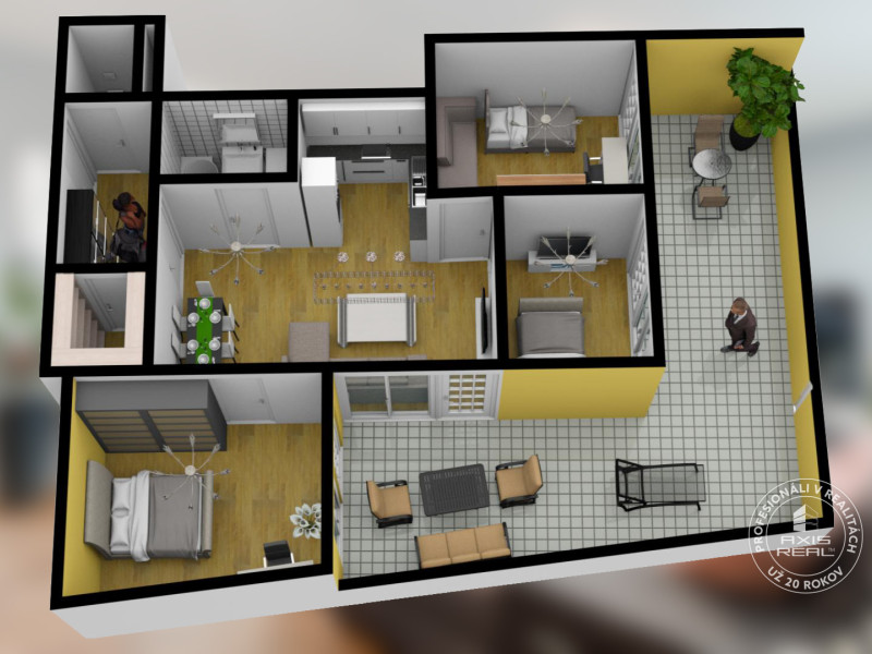  4-izbový byt, NOVOSTAVBA, TERASA, BA III. NM, Stromová ul.