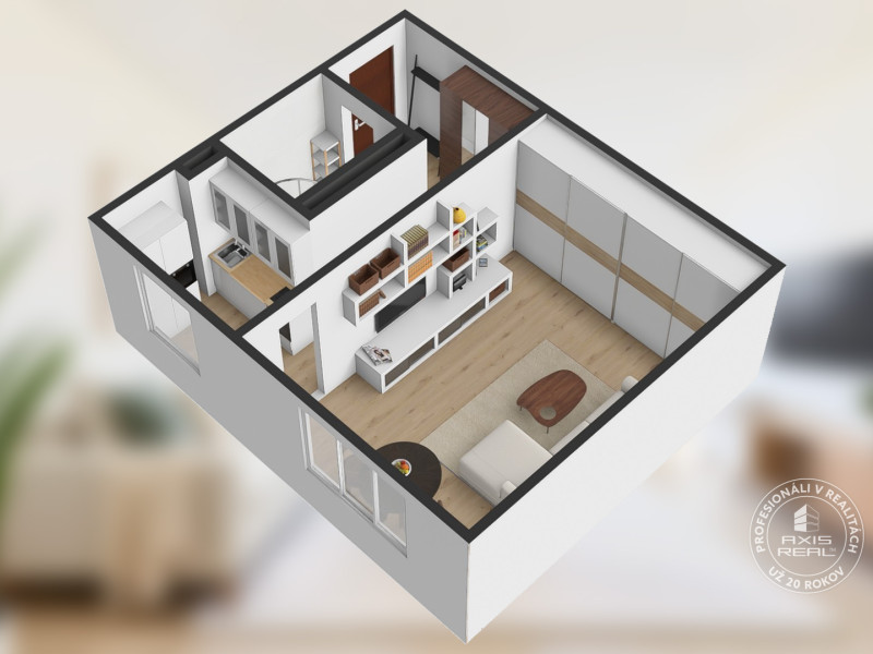  Priestranný 1-izbový byt, St. Ľubovňa, 17. novembra