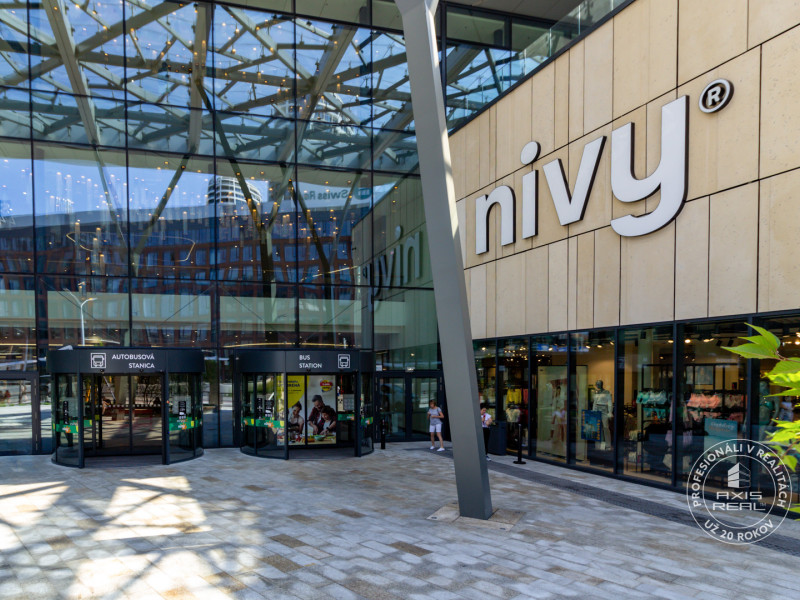 Rent One br. apt, all new, aircon, storage cellar, Budovatelska, Nivy