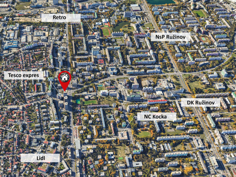  Pekný 2i byt, KLÍMA, LODŽIA, GARÁŽ, Ružinov, Kaštieľska