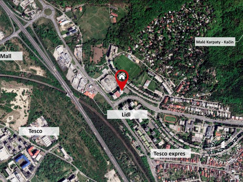 Rent Spacious 2 room  apt., balcony, parking, AIRCON, Lamač, Bakošova