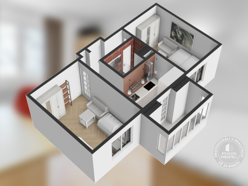 Sale One bedroom apartment, One bedroom apartment, Planét, Bratislava 