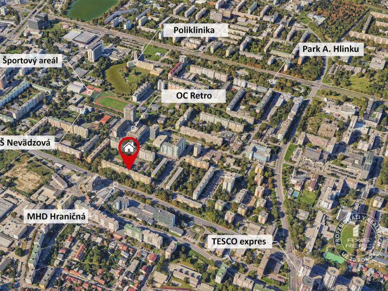   3-IZBOVÝ BYT RUŽINOV –  VEĽKÉ IZBY - Muškátova ulica