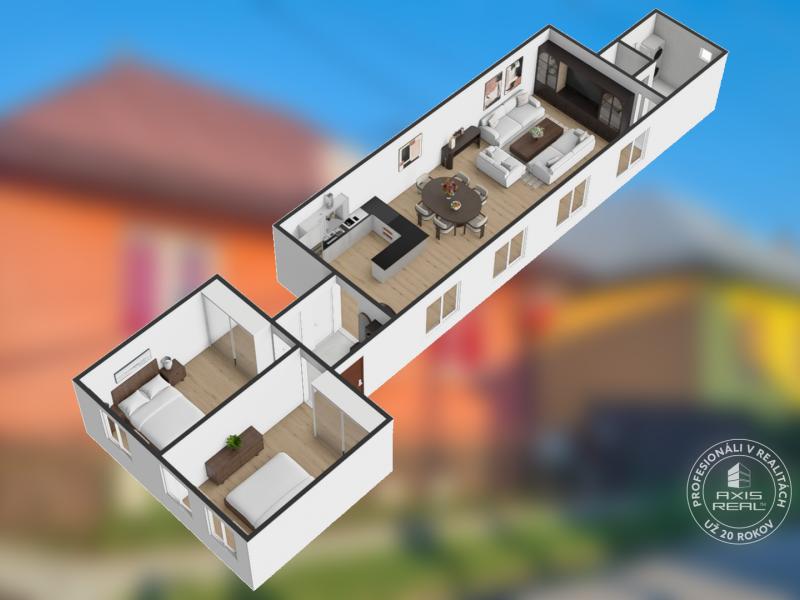  3-izbový rodinný dom, Šambron