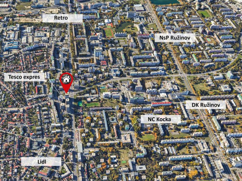 Rent 1-Bedbedroom apartment, AC, LOGGIA, GARAGE, Bratislava, Slovakia