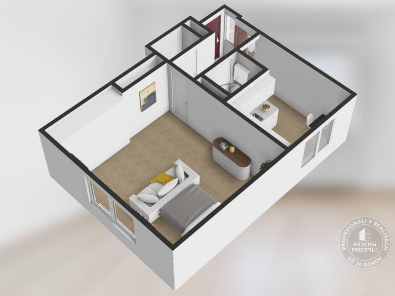 Sale Studio, Trenčianska, Bratislava - Ružinov, Slovakia