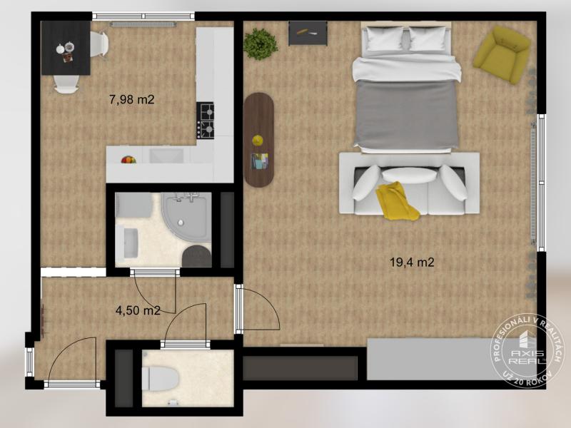 Sale Studio, Trenčianska, Bratislava - Ružinov, Slovakia