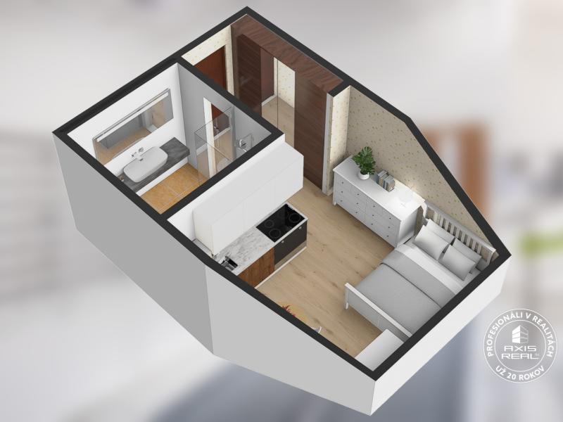 Sale Single studio, Single studio, Antolská, Bratislava - Petržalka, S