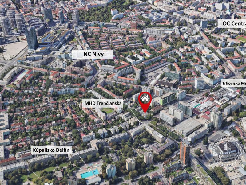  1-izb. byt, investičná príležitosť, BA NIVY Trenčianska ul